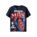 NAME IT Mini Marvin Spiderman Regular T-shirt - Navy Blazer