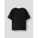 NAME IT Kids Fora Stitch S/S Regular T-shirt - Sort