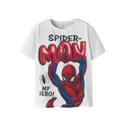 NAME IT Mini Marvin Spiderman Regular T-shirt - Bright White