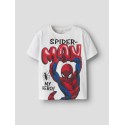 NAME IT Mini Marvin Spiderman Regular T-shirt - Bright White