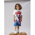 NAME IT Mini Marvin Spiderman Regular T-shirt - Bright White