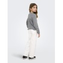KIDS ONLY Shelda L/S Flæse Strik Cardigan - Medium Grey Melange