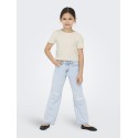 KIDS ONLY Carlotta S/S Top - Cloud Dancer