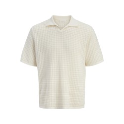 JACK & JONES Junior Tucket Split Hals Polo - Sea Salt