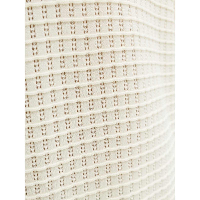 JACK & JONES Junior Tucket Split Hals Polo - Sea Salt