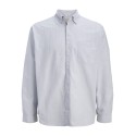 JACK & JONES JUNIOR Norrebro cxford langærmet skjorte - Cashmere Blue