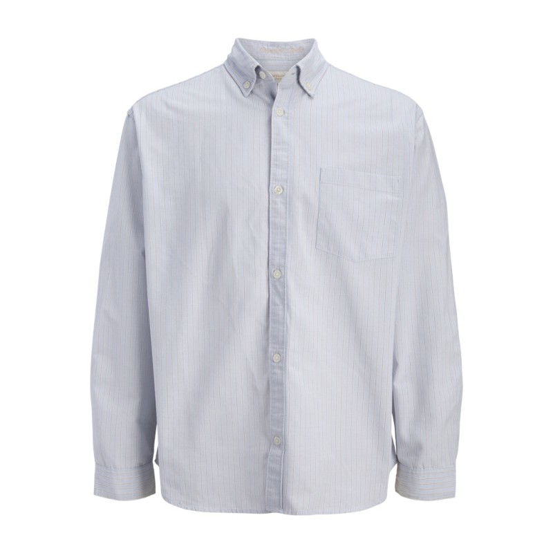 JACK & JONES JUNIOR Norrebro cxford langærmet skjorte - Cashmere Blue