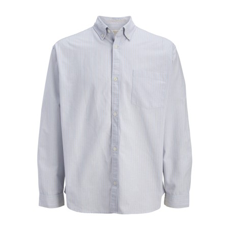 JACK & JONES JUNIOR Norrebro cxford langærmet skjorte - Cashmere Blue