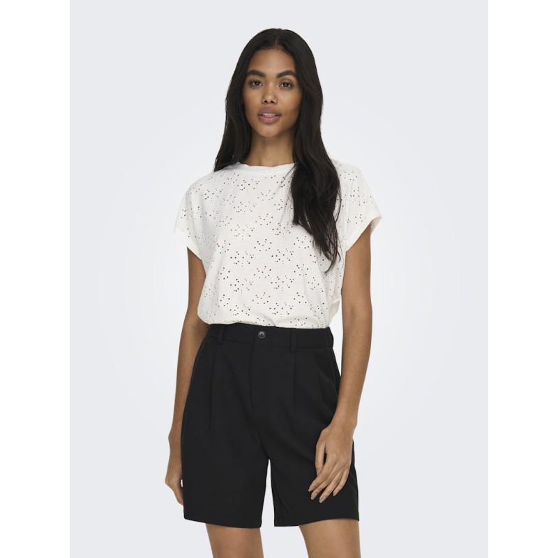 ONLY Smilla S/S Top - Cloud Dancer