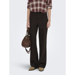 ONLY Juicy-Soft HW Brede Bukser - Black Coffee