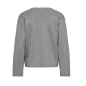 ONLY Jing L/S One Button Strik Cardigan - Medium Grey Melange
