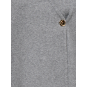 ONLY Jing L/S One Button Strik Cardigan - Medium Grey Melange