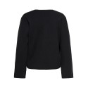 ONLY Jing L/S One Button Strik Cardigan - Sort