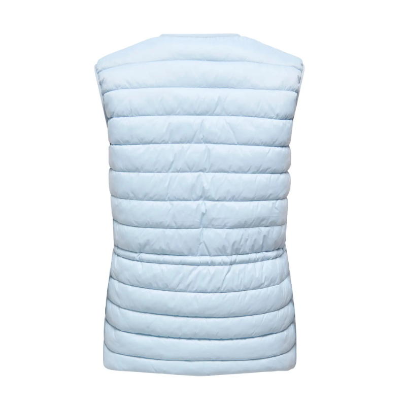 JDY Renee Quiltet Vest - Cashmere Blue