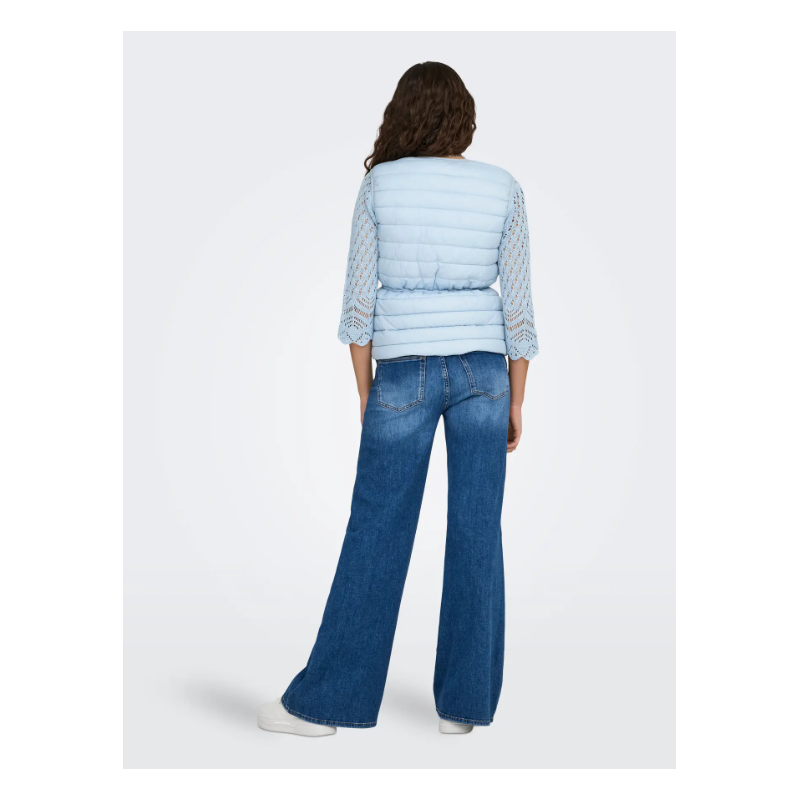 JDY Renee Quiltet Vest - Cashmere Blue