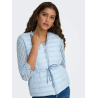 JDY Renee Quiltet Vest - Cashmere Blue