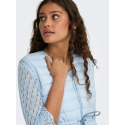 JDY Renee Quiltet Vest - Cashmere Blue