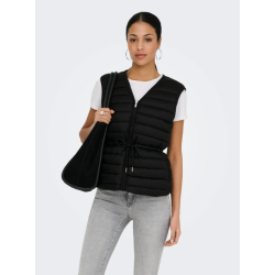JDY Renee Quiltet Vest - Sort