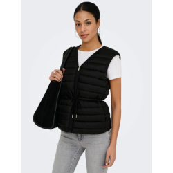 JDY Renee Quiltet Vest - Sort
