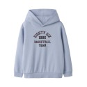 NAME IT Kids Diket langærmet sweat hoodie - Blue Fog