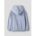 NAME IT Kids Diket langærmet sweat hoodie - Blue Fog
