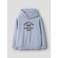 NAME IT Kids Diket L/S Regular Sweatshirt - Blue Fog