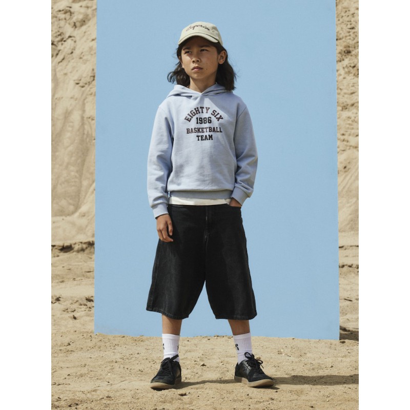 NAME IT Kids Diket L/S Regular Sweatshirt - Blue Fog