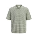 JACK & JONES Junior Tucket Split Hals Polo - Seagrass