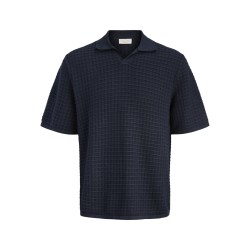 JACK & JONES Junior Tucket Split Hals Polo - Sky Captain