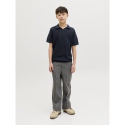 JACK & JONES Junior Tucket Split Hals Polo - Sky Captain