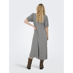 JDY Lucas 2/4 Ternet Midi Kjole - Sort