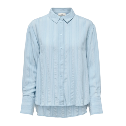 JDY Danny L/S Løs Skjorte - Cashmere Blue