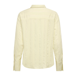 JDY Danny L/S Løs Skjorte - Double Cream