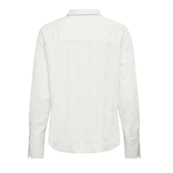 JDY Danny L/S Løs Skjorte - Cloud Dancer