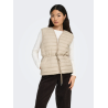 JDY Renee Quiltet Vest - Oxford Tan