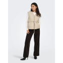 JDY Renee Quiltet Vest - Oxford Tan