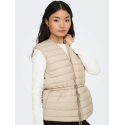 JDY Renee Quiltet Vest - Oxford Tan