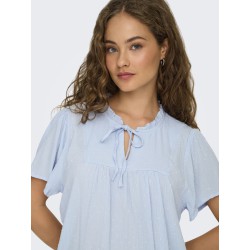 JDY Lima Life S/S Top - Kentucky Blue