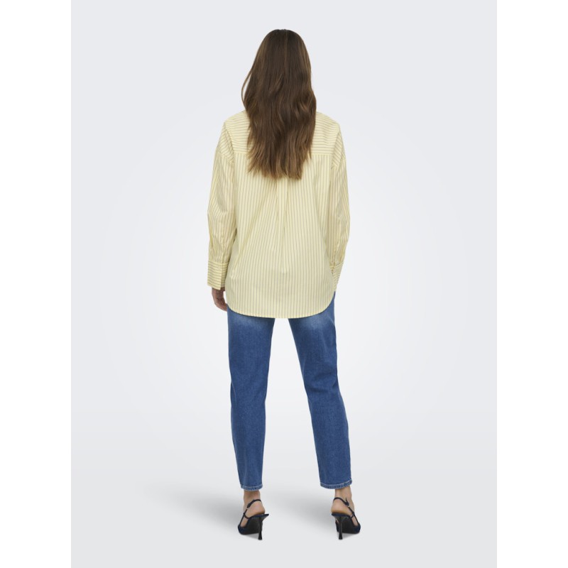 ONLY Oregon Alva L/S Skjorte - Sunlight / Sort