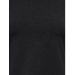 ONLY Live Love L/S Blonde Top - Sort