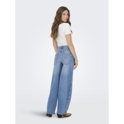 ONLY Tamy HW Barrel Denim - Light Blue Denim
