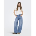 ONLY Tamy HW Barrel Denim - Light Blue Denim