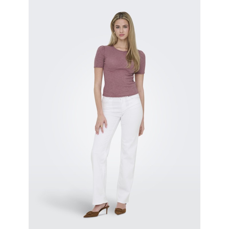 ONLY Blush Mid Straight Denim Jeans - Hvid