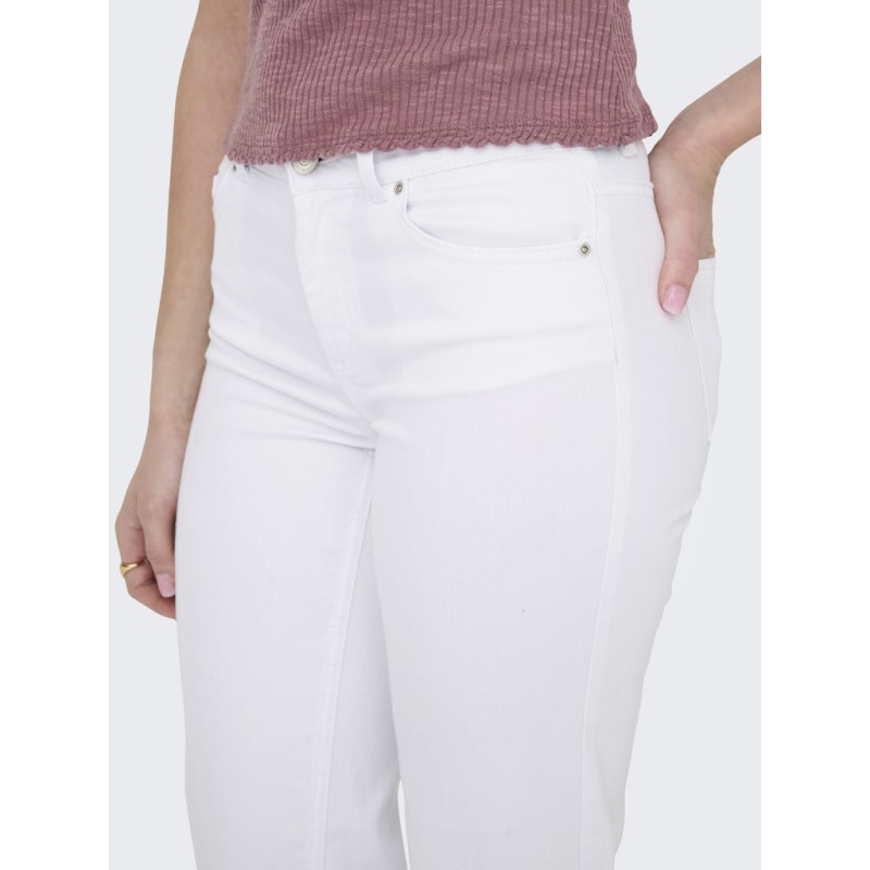 ONLY Blush Mid Straight Denim Jeans - Hvid