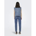 ONLY Kennedy Denim Vest - Medium Blue Denim