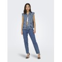 ONLY Kennedy Denim Vest - Medium Blue Denim