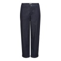 ONLY Ashby Straight Cropped Denim Jeans - Dark Blue Denim