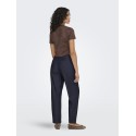 ONLY Ashby Straight Cropped Denim Jeans - Dark Blue Denim