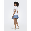 ONLY Ketty S/S T-shirt - Bright White / Strawberry