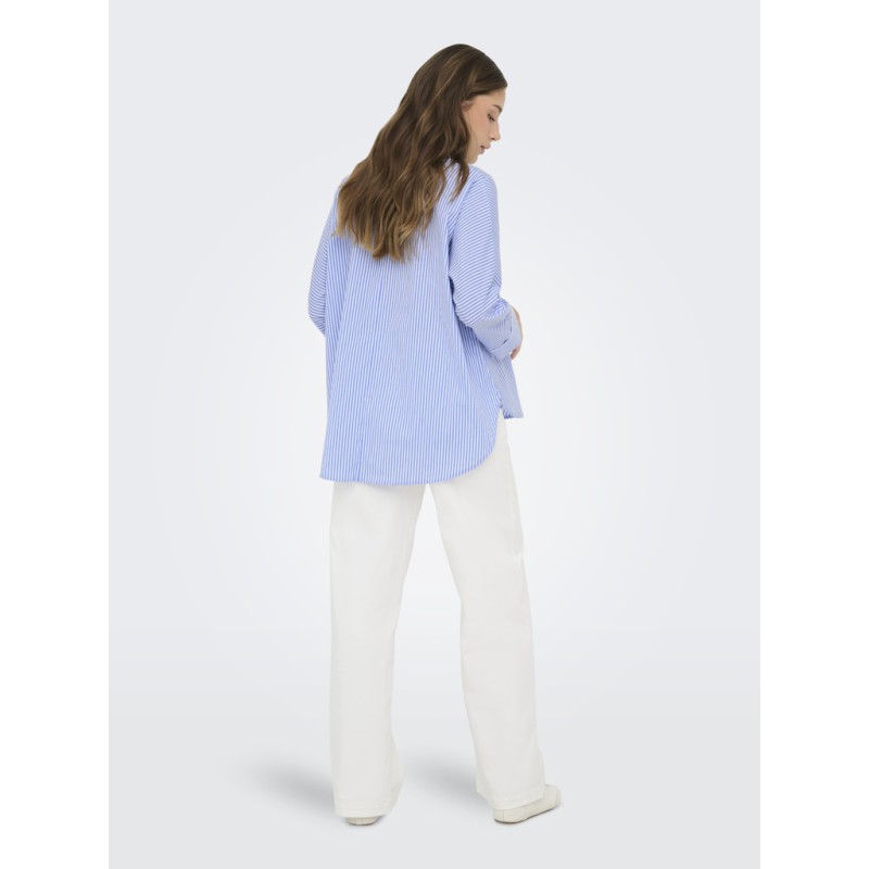 ONLY Grace Bersa L/S Skjorte - Brunnera Blue